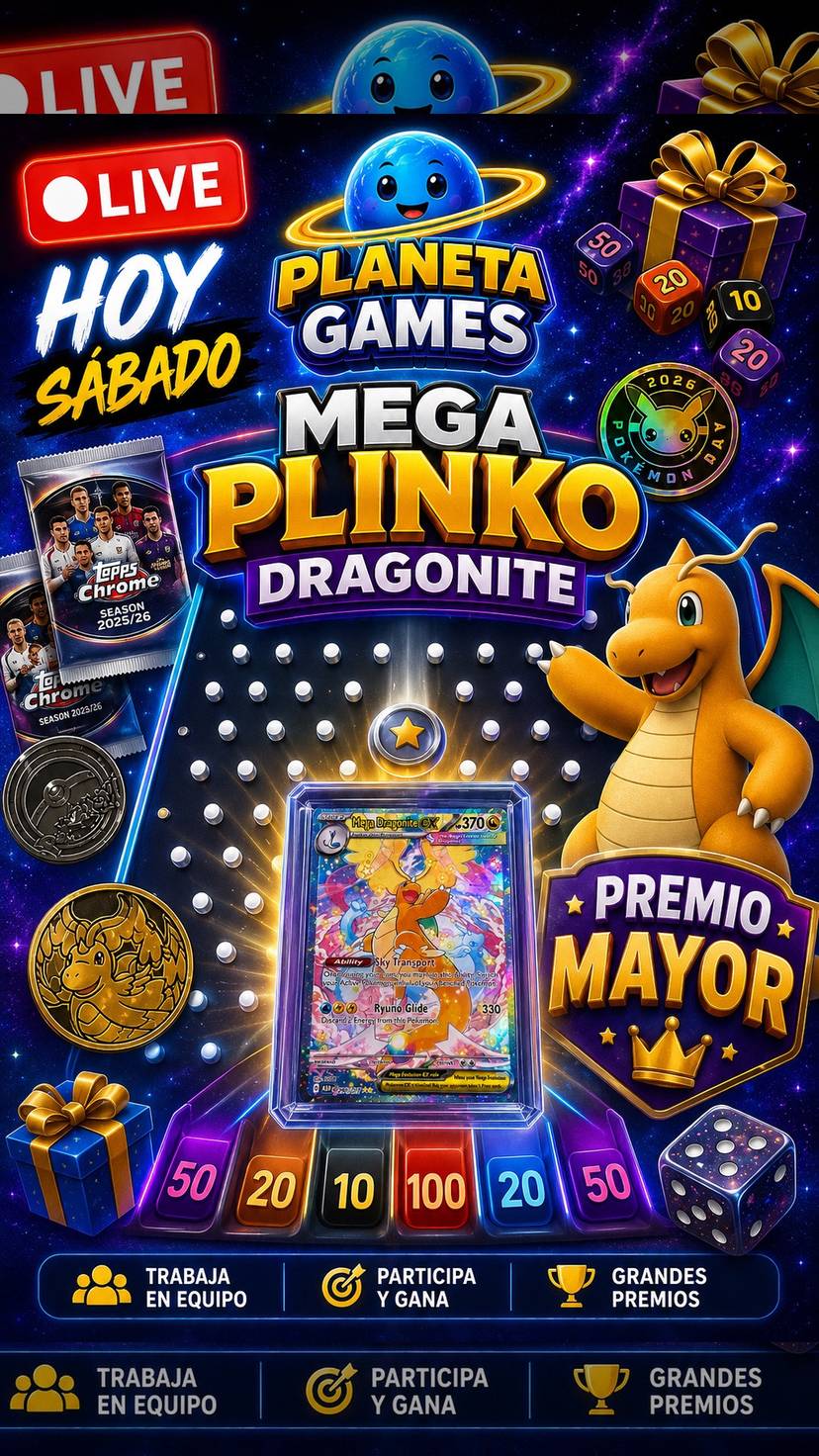 Plinko Dranite y PSA 10 pikachu - Juego exclusivo de Planeta 
