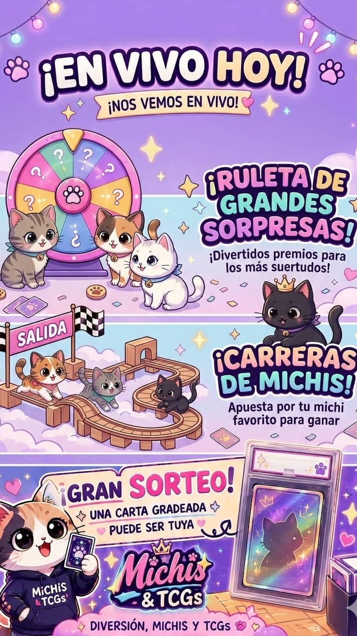 ¡Carreras de michis!