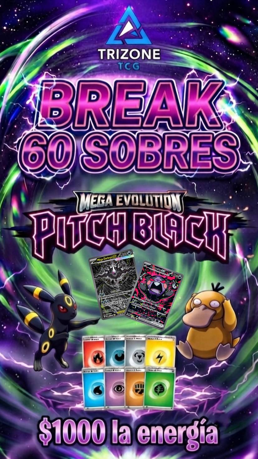 ⚡️BREAK 60 SOBRES de Pitch Black⚡️