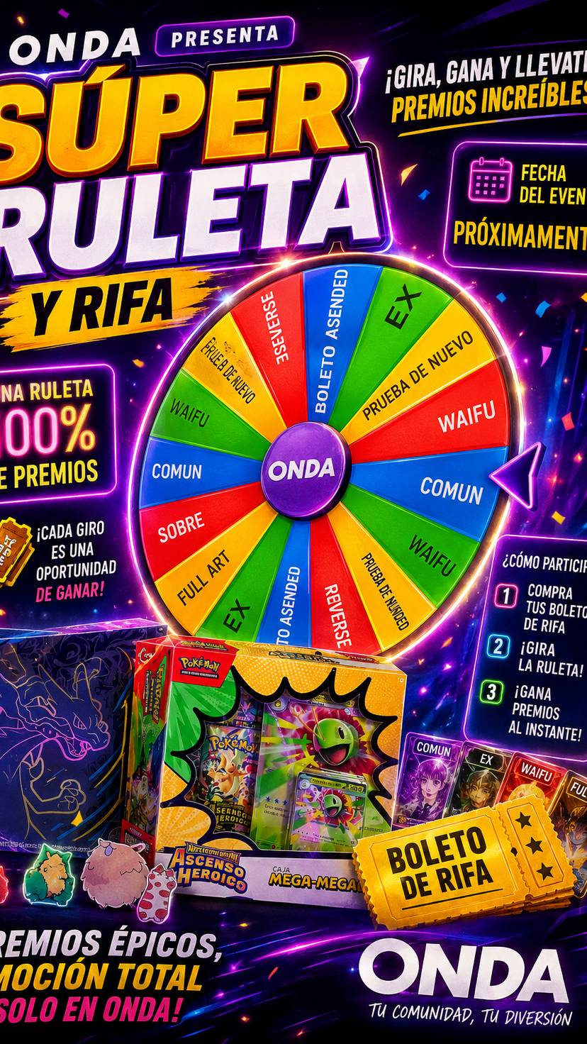 ¡Boletos gratis para rifa de UPC y ascended!