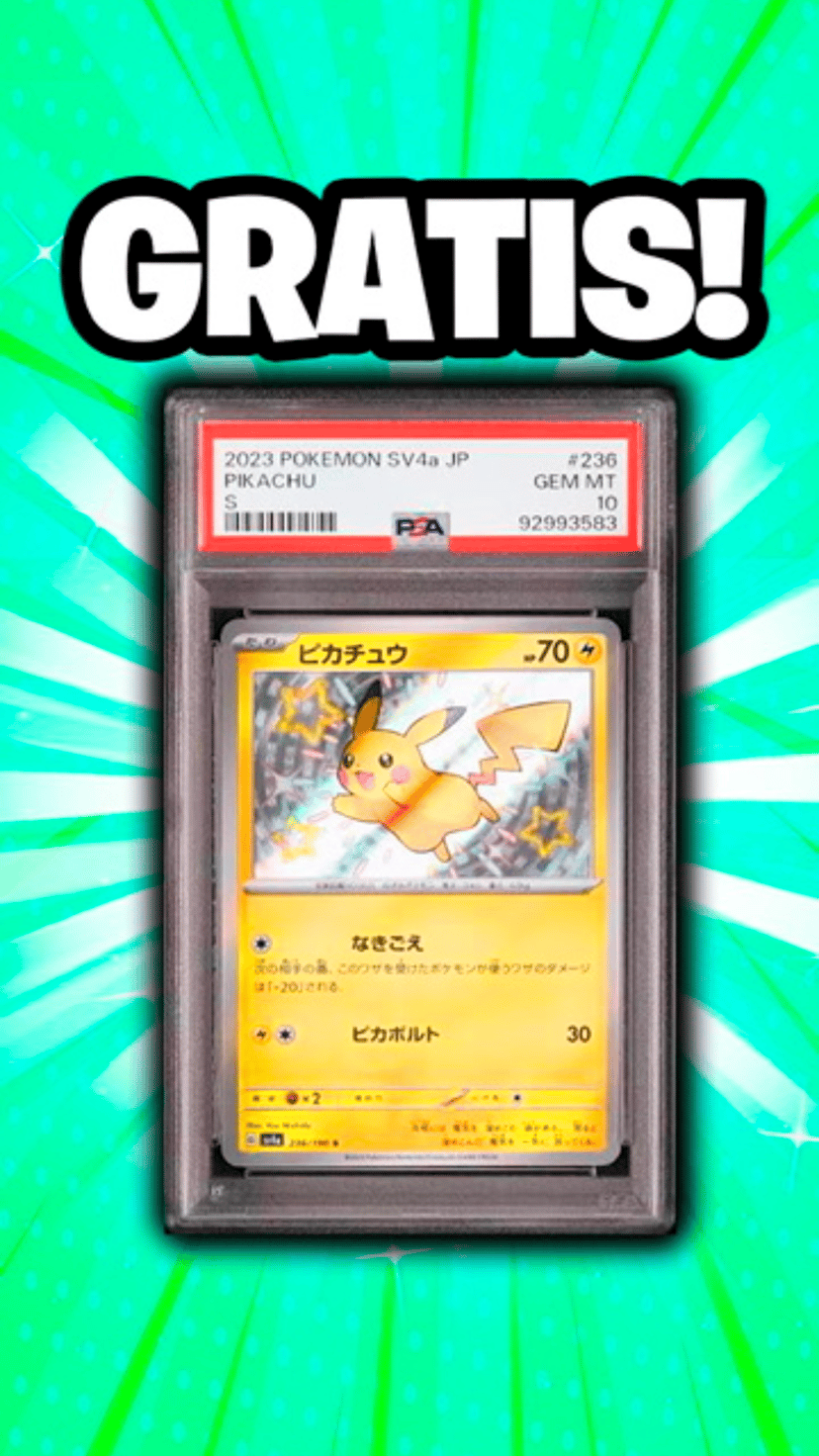 Pikachu Shiny PSA 10 + Mega Break B&W