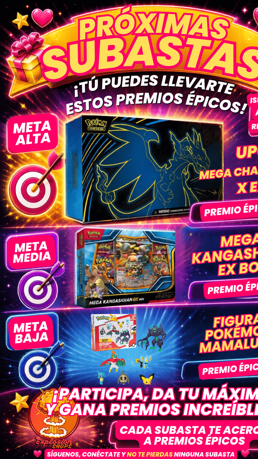 subasta #8 - Explosion Shops - Estamos en Vivo