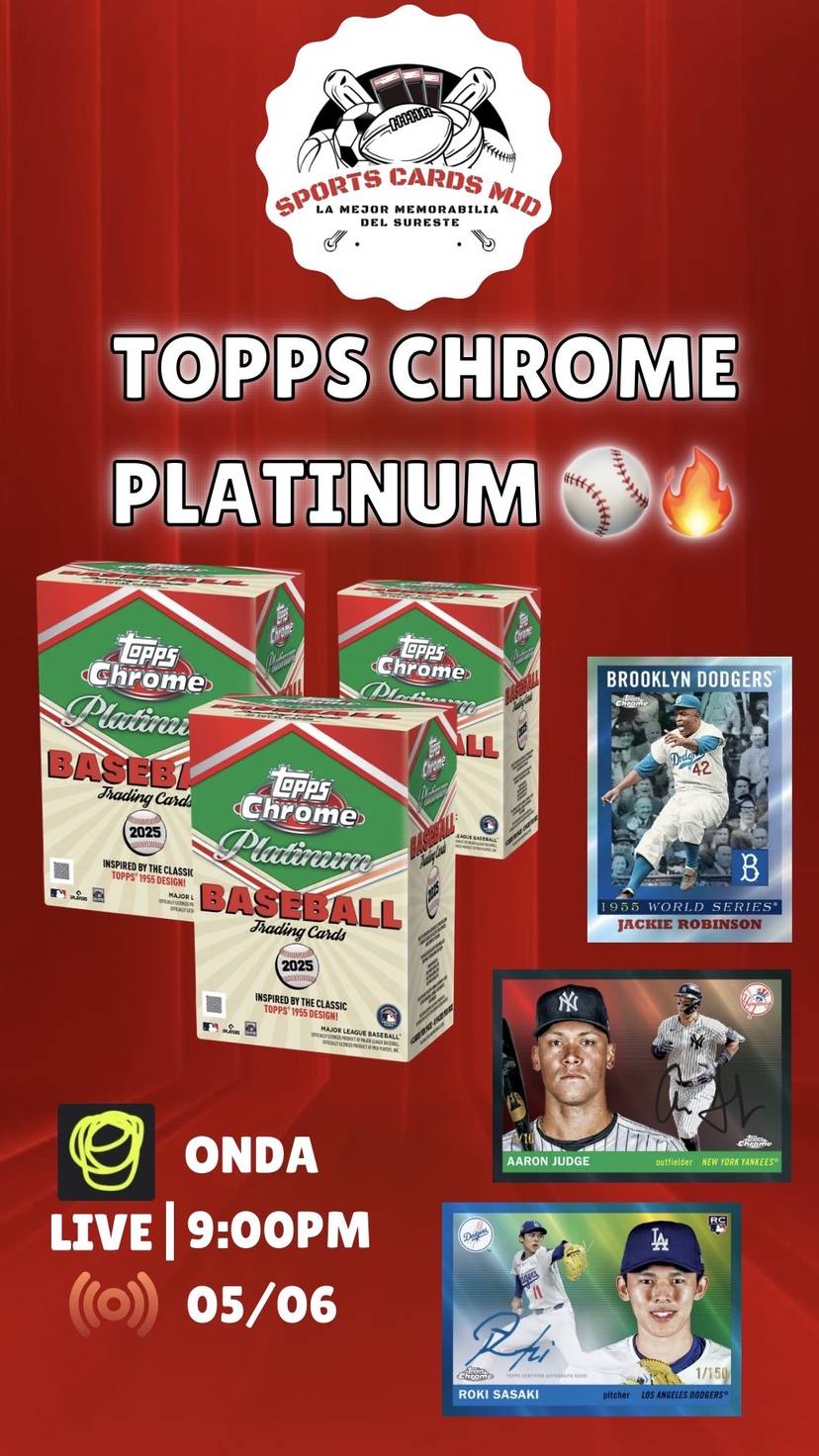 Topps Chrome Platinum ⚾️🔥