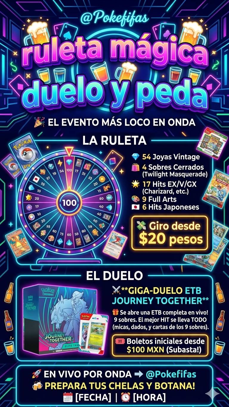 ruleta mágica duelo y peda