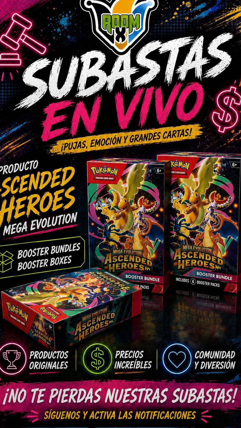 ascended heroes  en subastas 