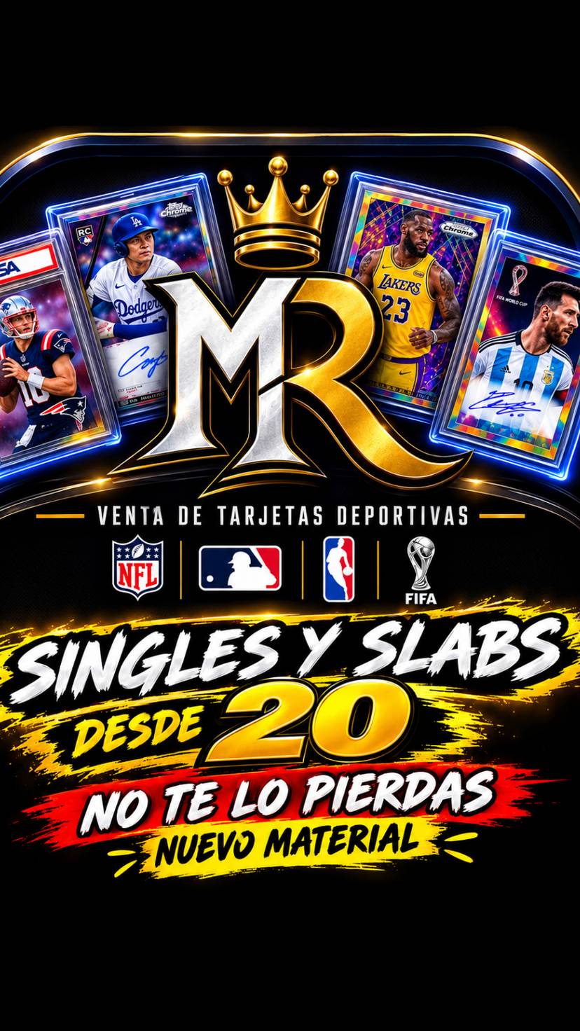 SINGLES, FIRMAS, PARCHES DESDE 20…NFL/NBA/MLB/FUT