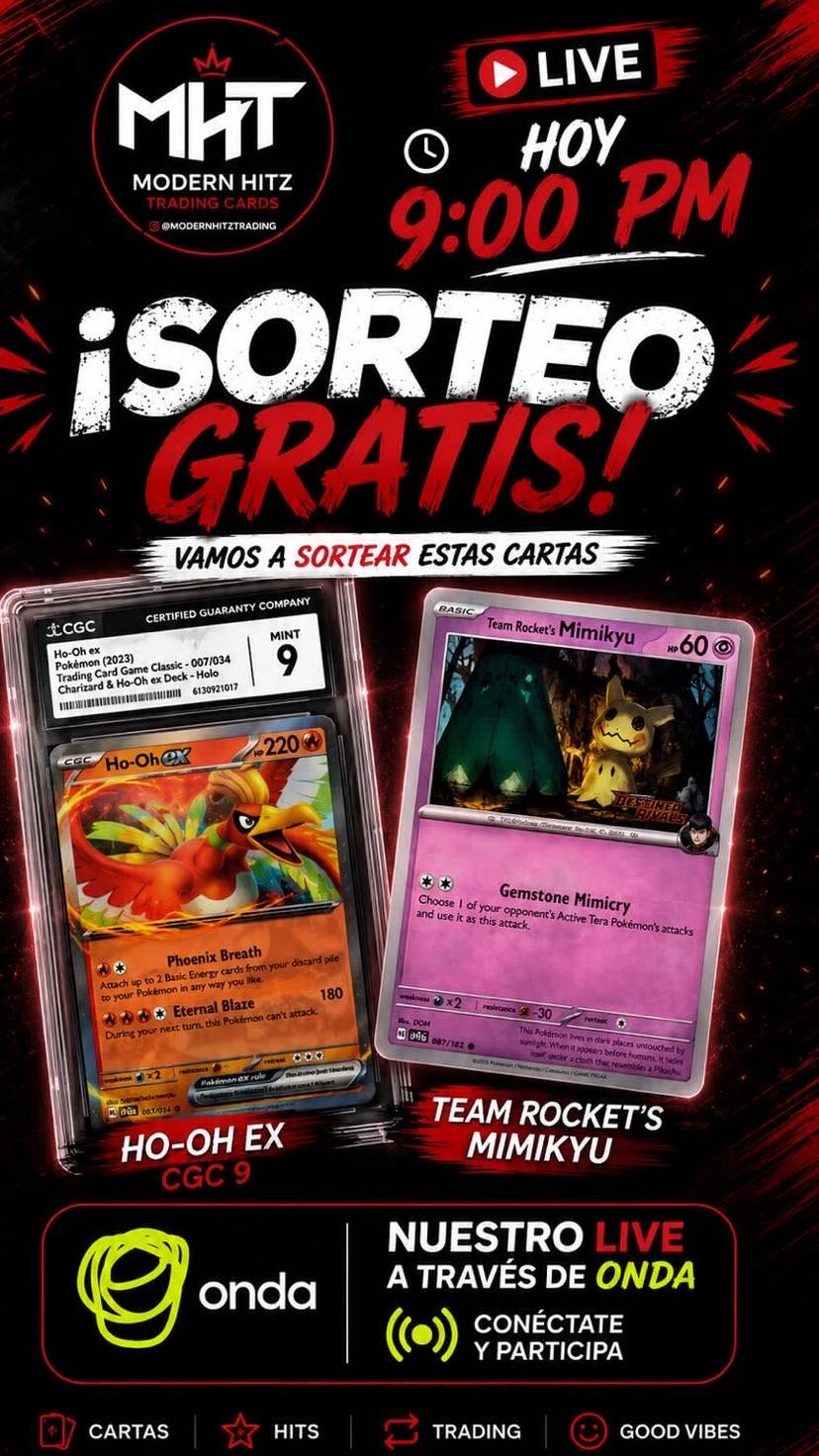 MHT- POKEMON-Hitz Slabs Sobres y Más
