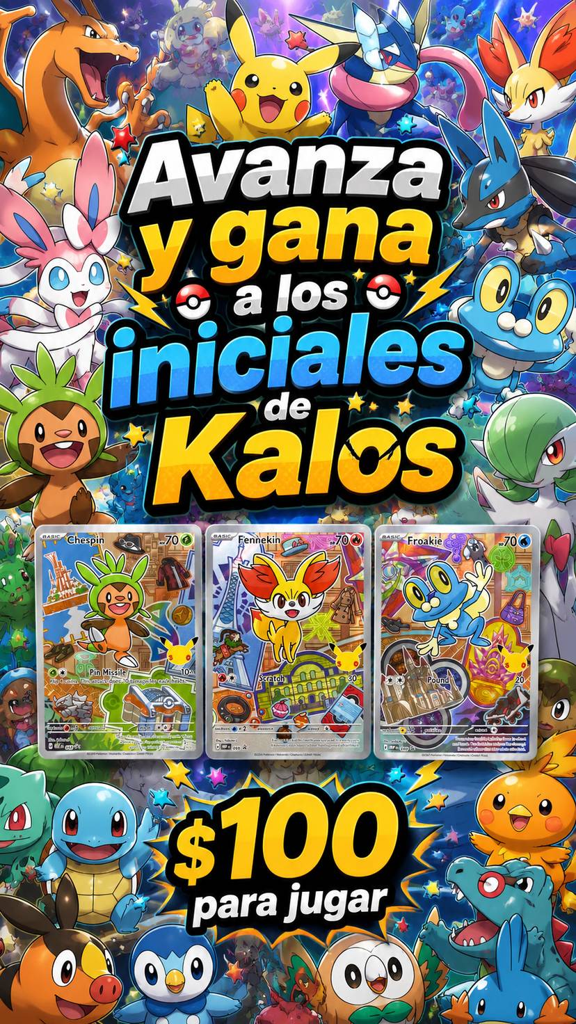 Quieres iniciales de Kalos? Avanza Y Gánalos!!!