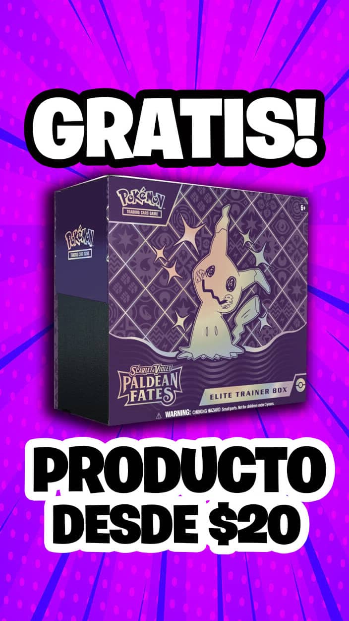 MEGA RULETA! ETB Paldean Fates Gratis
