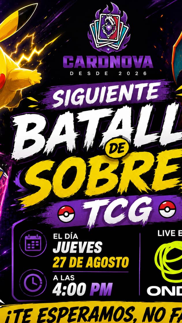 batalla de sobres PITCH BLACK
