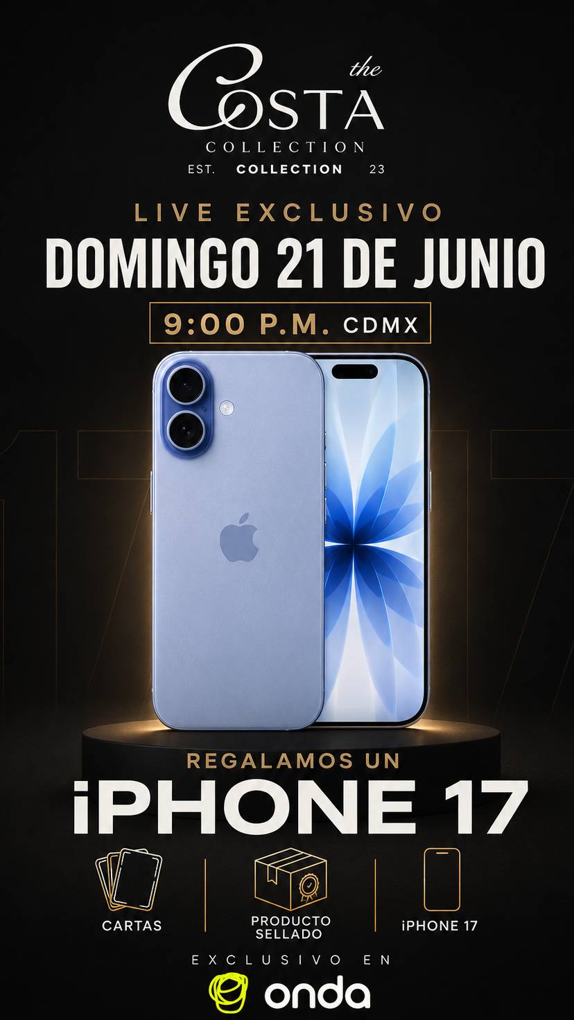 iPhone 17 GRATIS 📱💥 PSA, Blasters, Singles Premium y MÁS