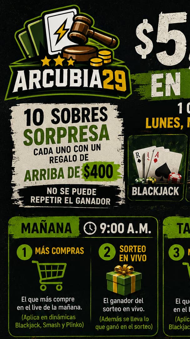 Buenos días , Primera Arcu-Rifa Regalos