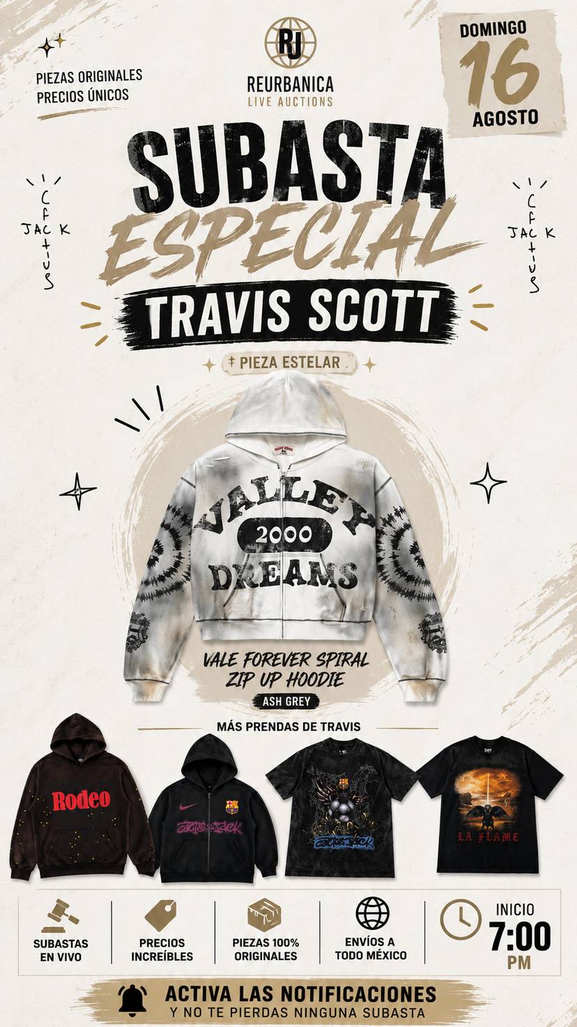 🔥 VALE FOREVER HOODIE | SUBASTA ESPECIAL + TRAVIS SCOTT | 7PM