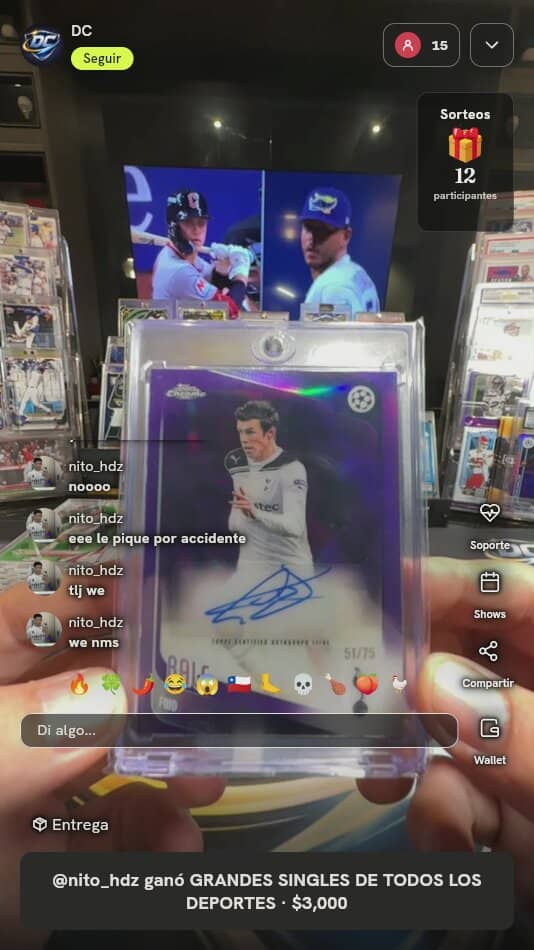 Gareth Bale Topps Chrome Auto /75