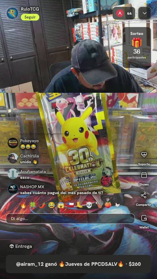 Sobre Pokémon 30th Celebration Chino
