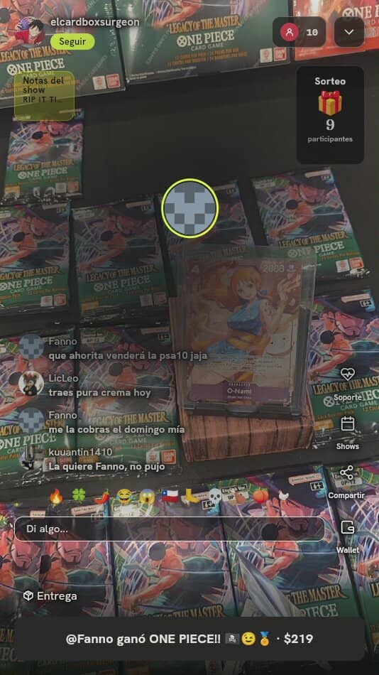 Carta O-Nami One Piece TCG
