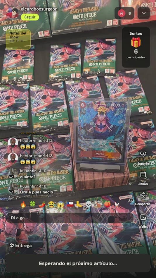 Carta Marco One Piece TCG