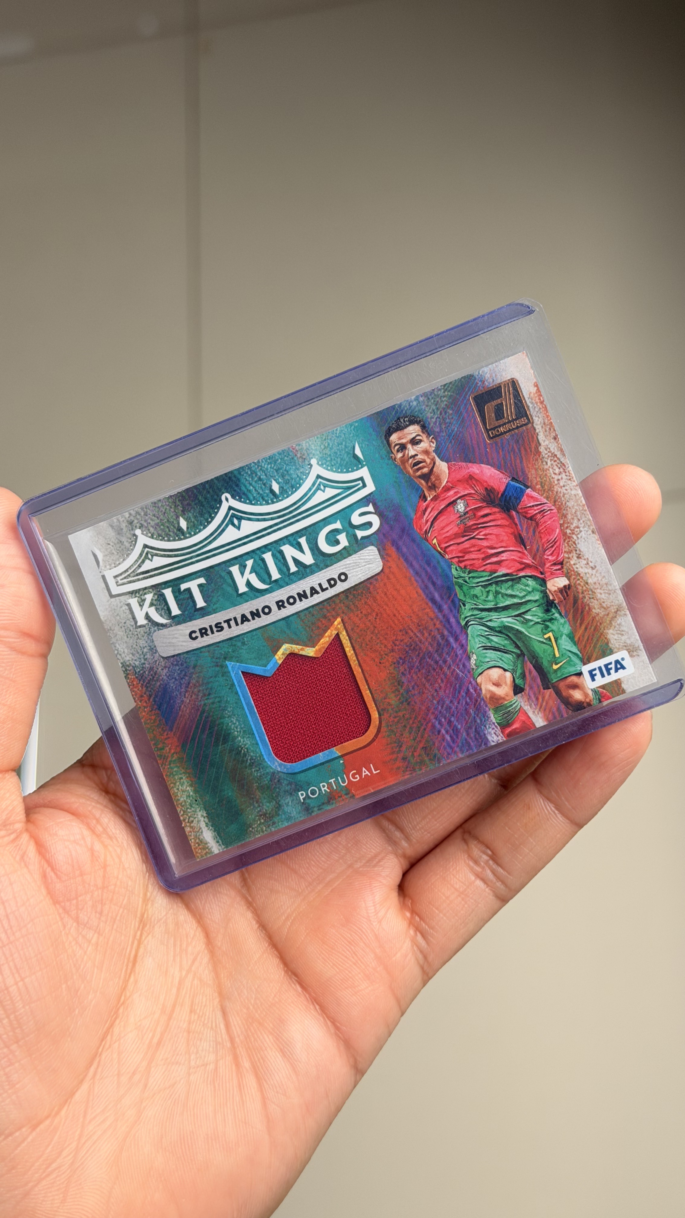PARCHE PLAYER WORN DE CRISTIANO RONALDO 💥