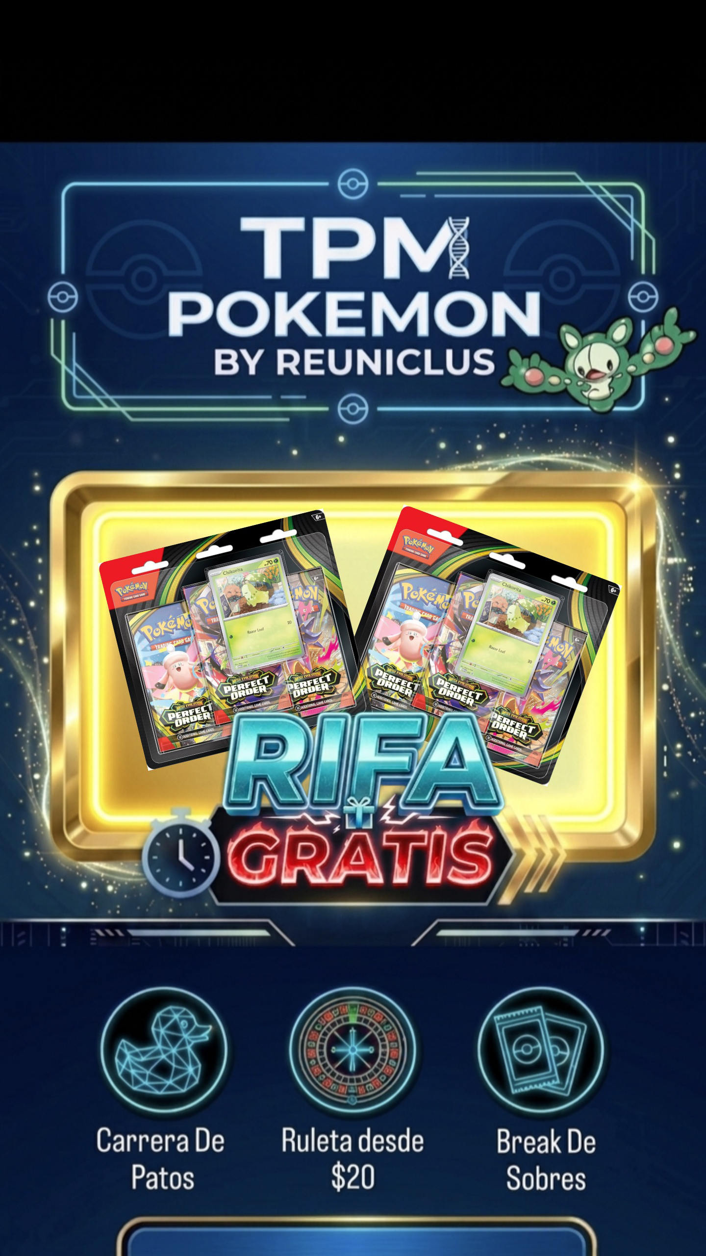 Rifa Gratis Blister aperfect Order 🔥