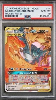 MOLTRES ZAPDOS ARTICUNO PSA 10 GRATIS