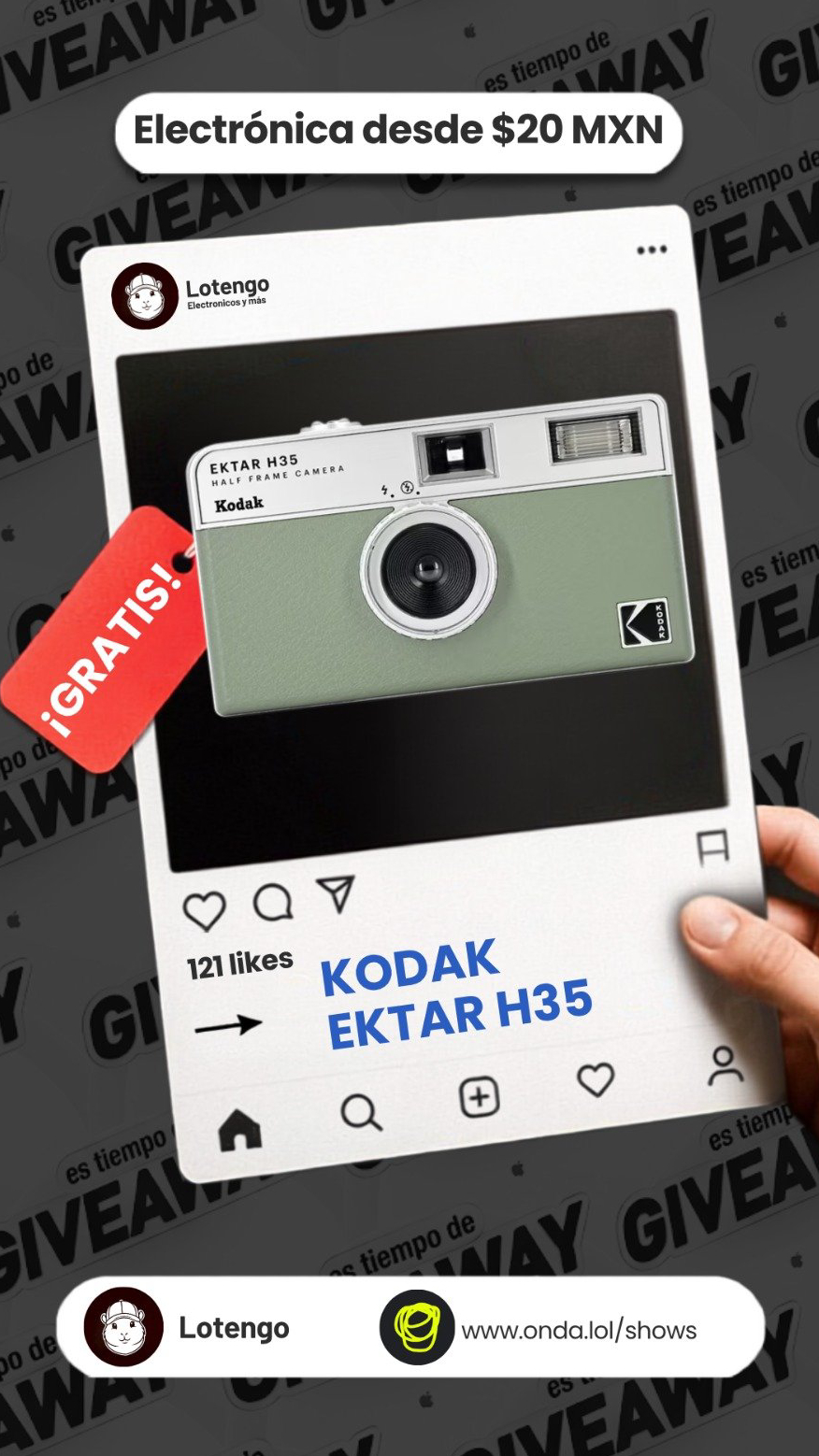 ¡¡KODAK GRATIS!! 🔥