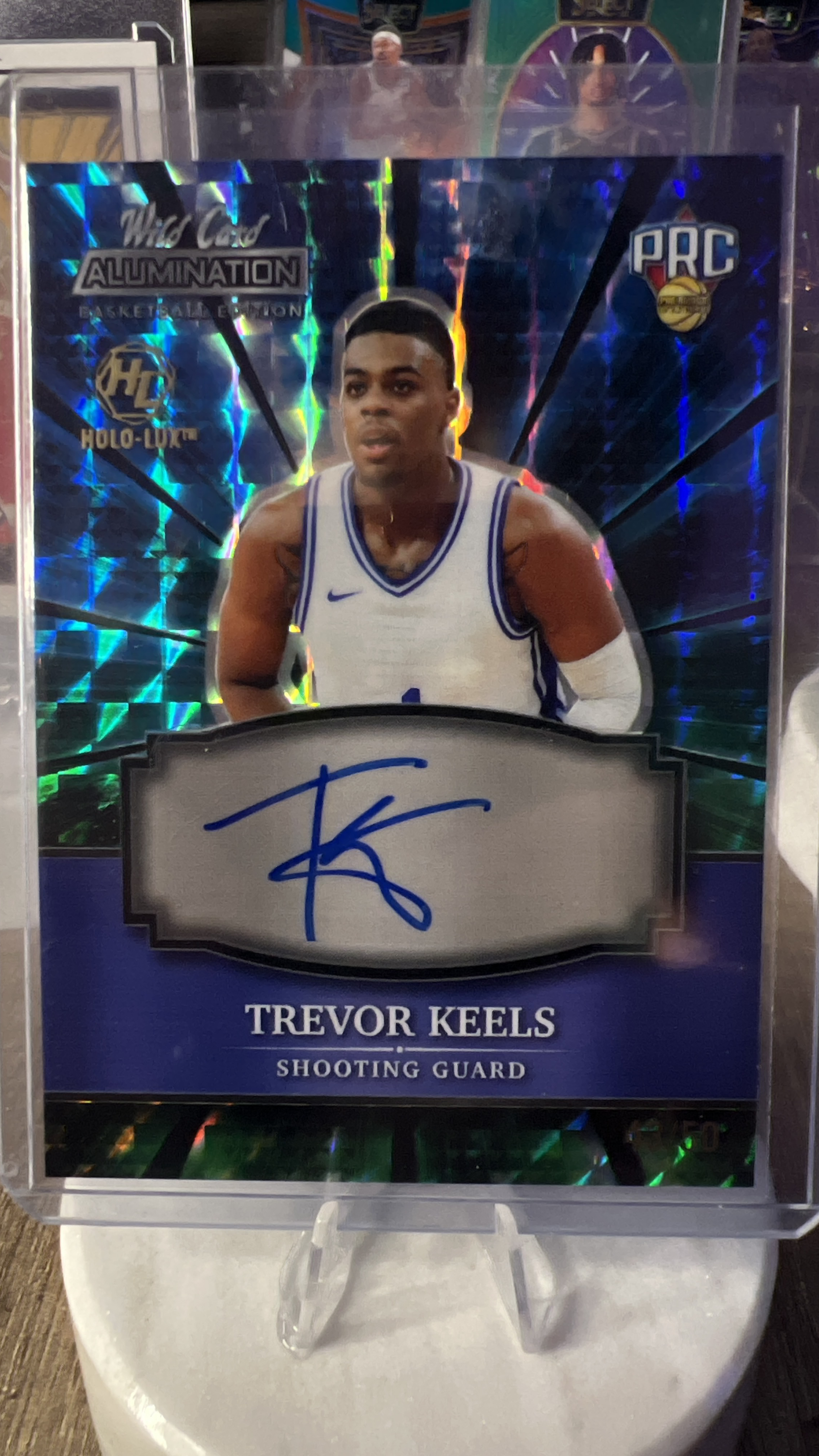 Trevor Keels Auto Numerada Baloncesto