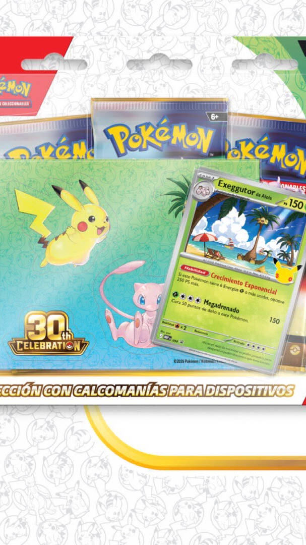 3 pack 30th celebrations
SOLO 
COMPRADORES $2500+