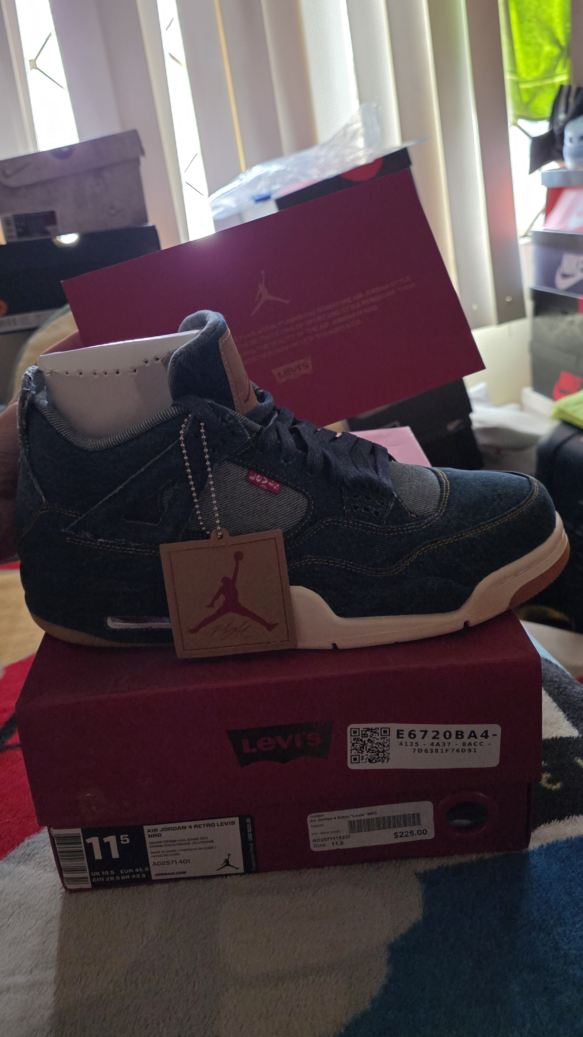 Jordan 4 levis 29.5mx nuevo full set 🔥
