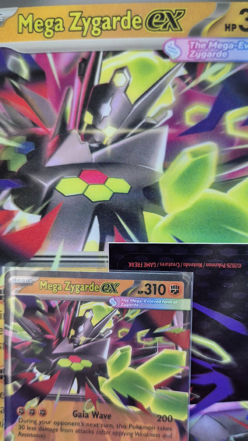 Mega Zygarde Lenticular, promo y sticker