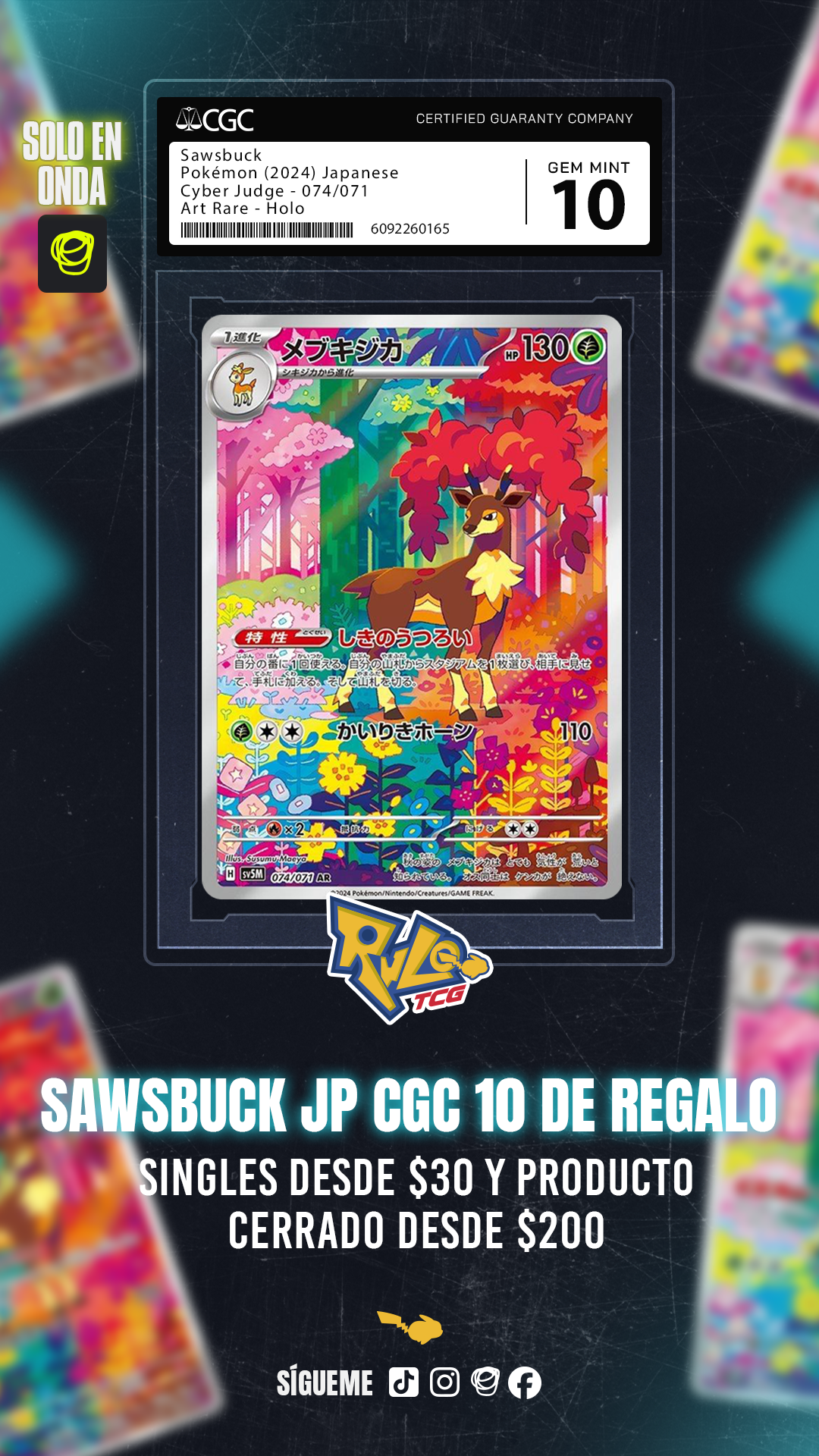Swasbuck CGC 10 JP
🔥GRATIS🔥