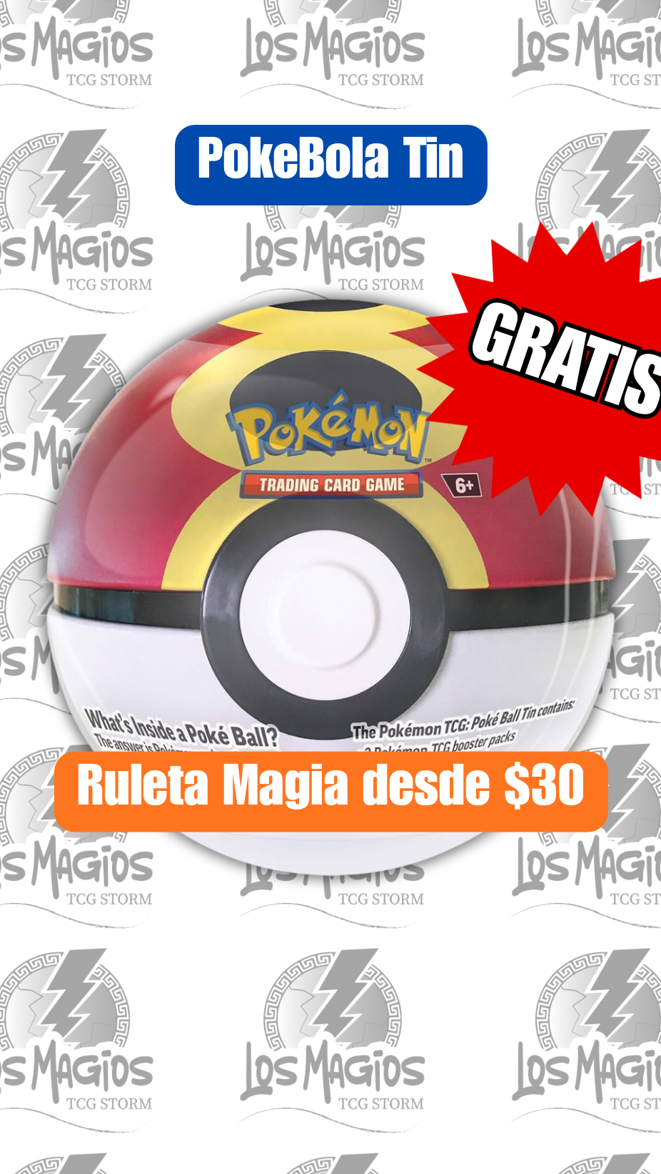 Pokébola Tin Pokémon TCG