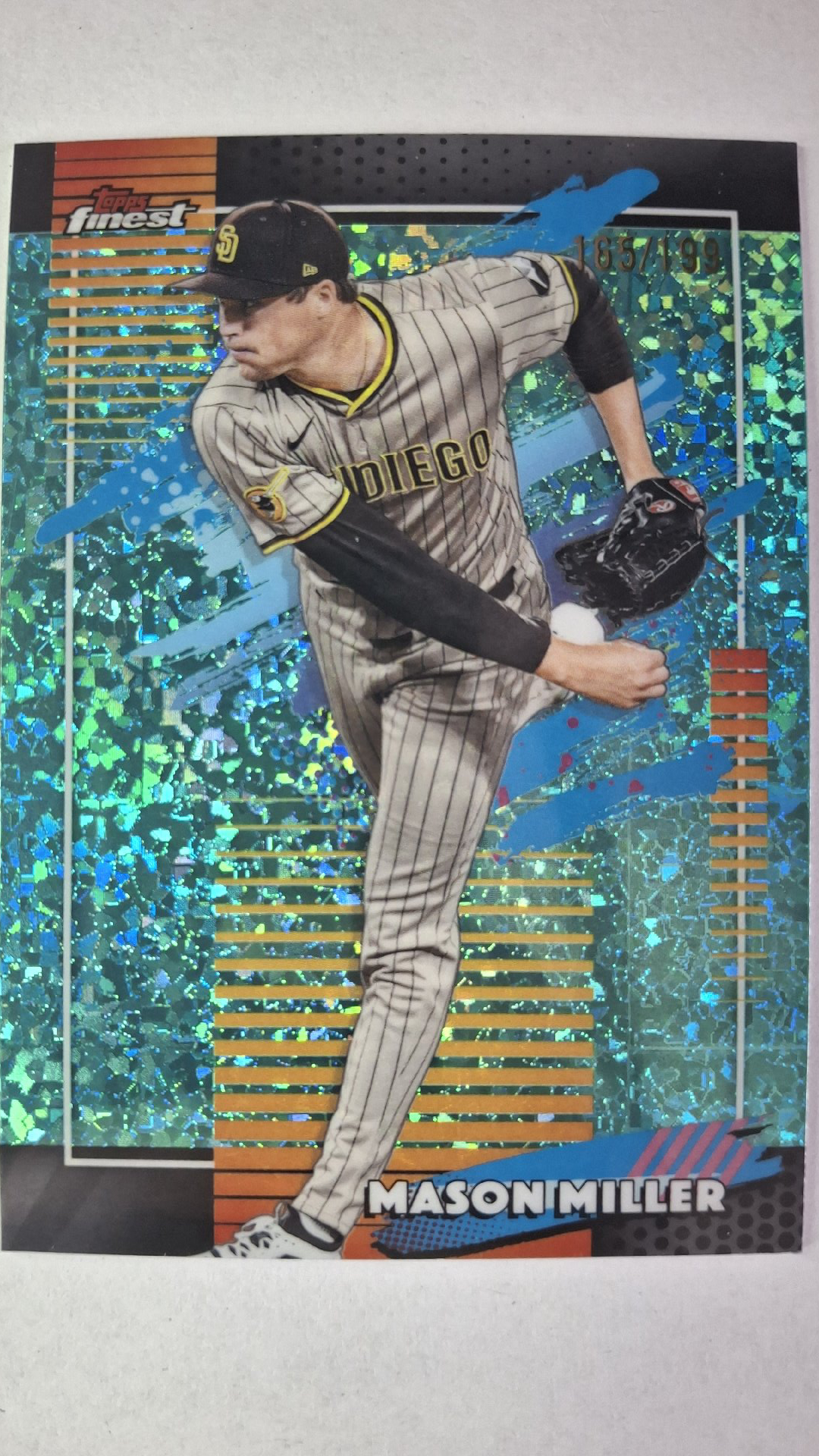 2026 Topps Finest Mason Miller 165/199 Mini Diamond