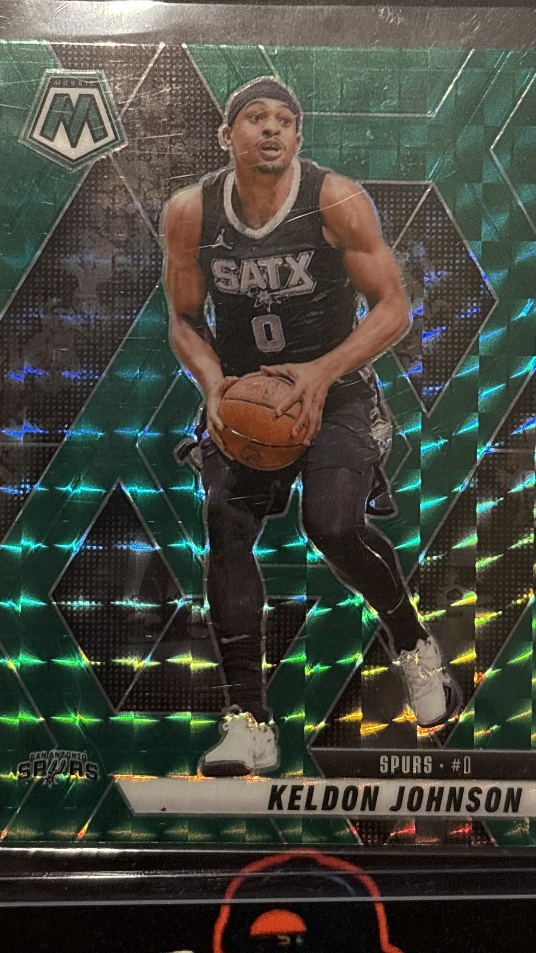 Keldon Johnson Green Mosaic