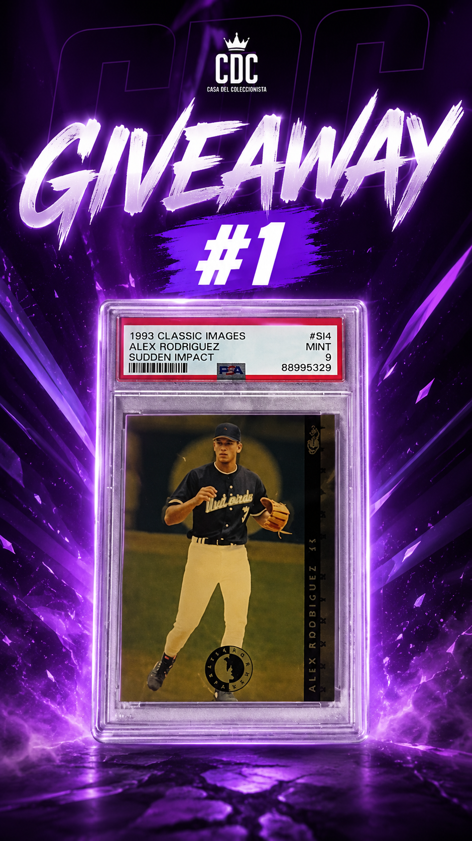 🎁 A-ROD CLASSIC IMAGES PSA 9