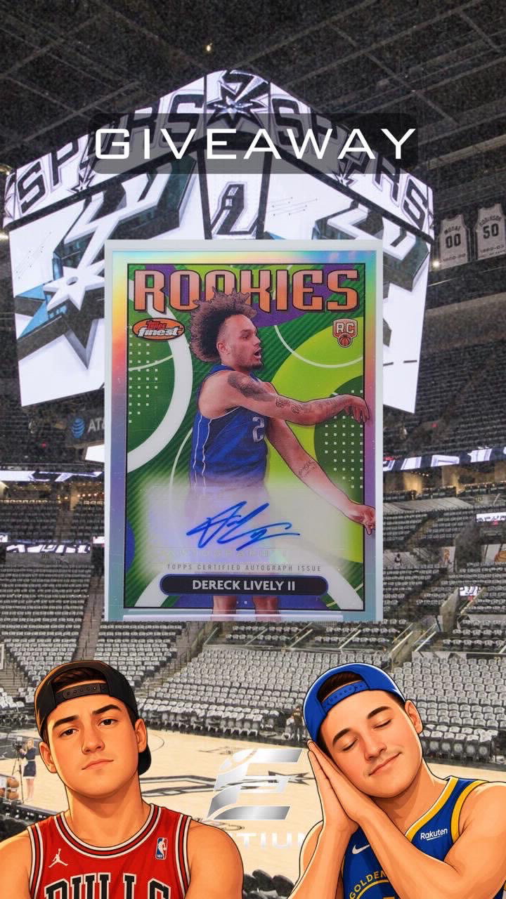 DERECK LIVELY II TOPPS FINEST AUTO ROOKIE CARD
