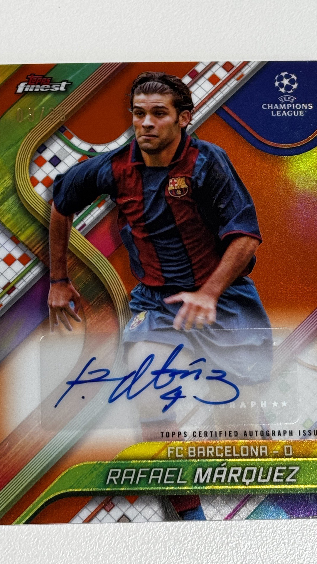 Autógrafo Rafa Márquez /25