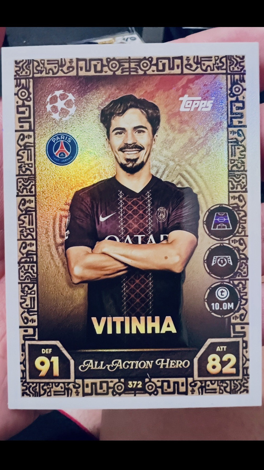 Vitinha Colección Topps "All-Action Hero”