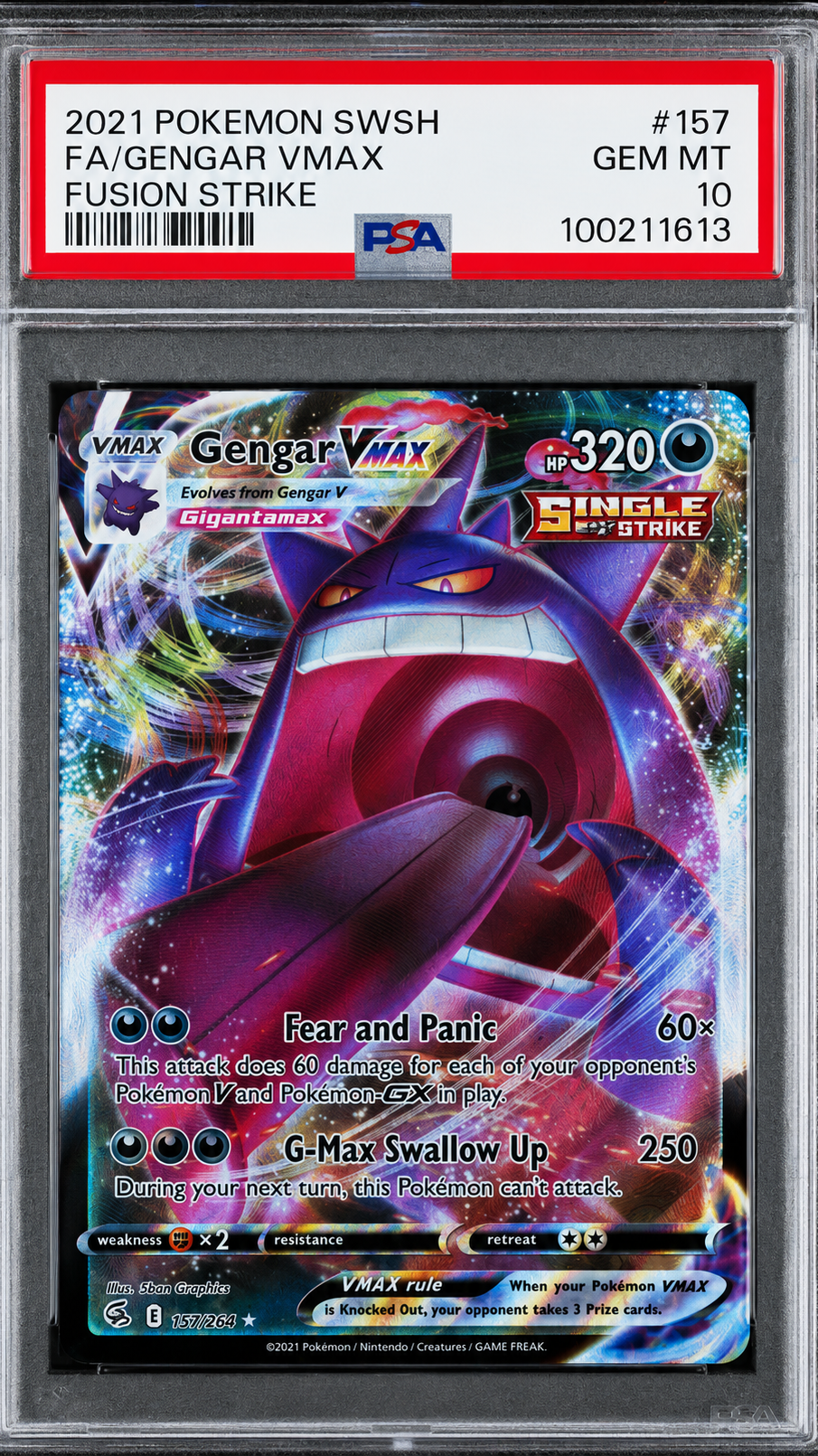 GENGAR PSA 10 GRATIS