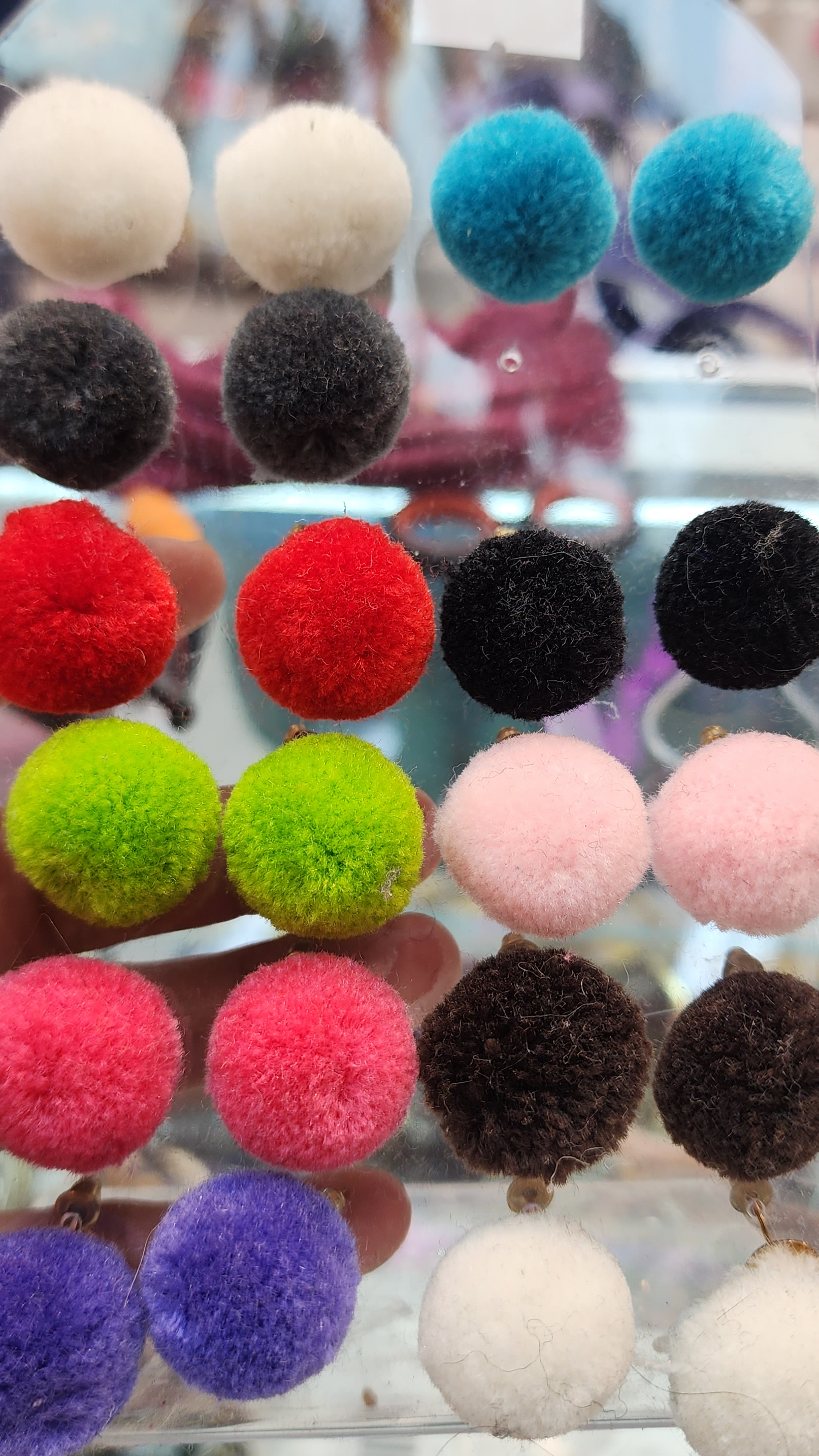 Aretes Pompon