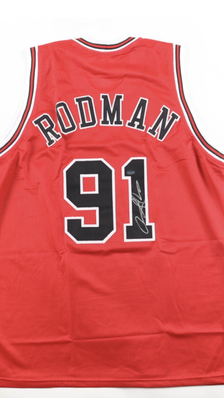 🔥Dennis Rodman Jersey Auto