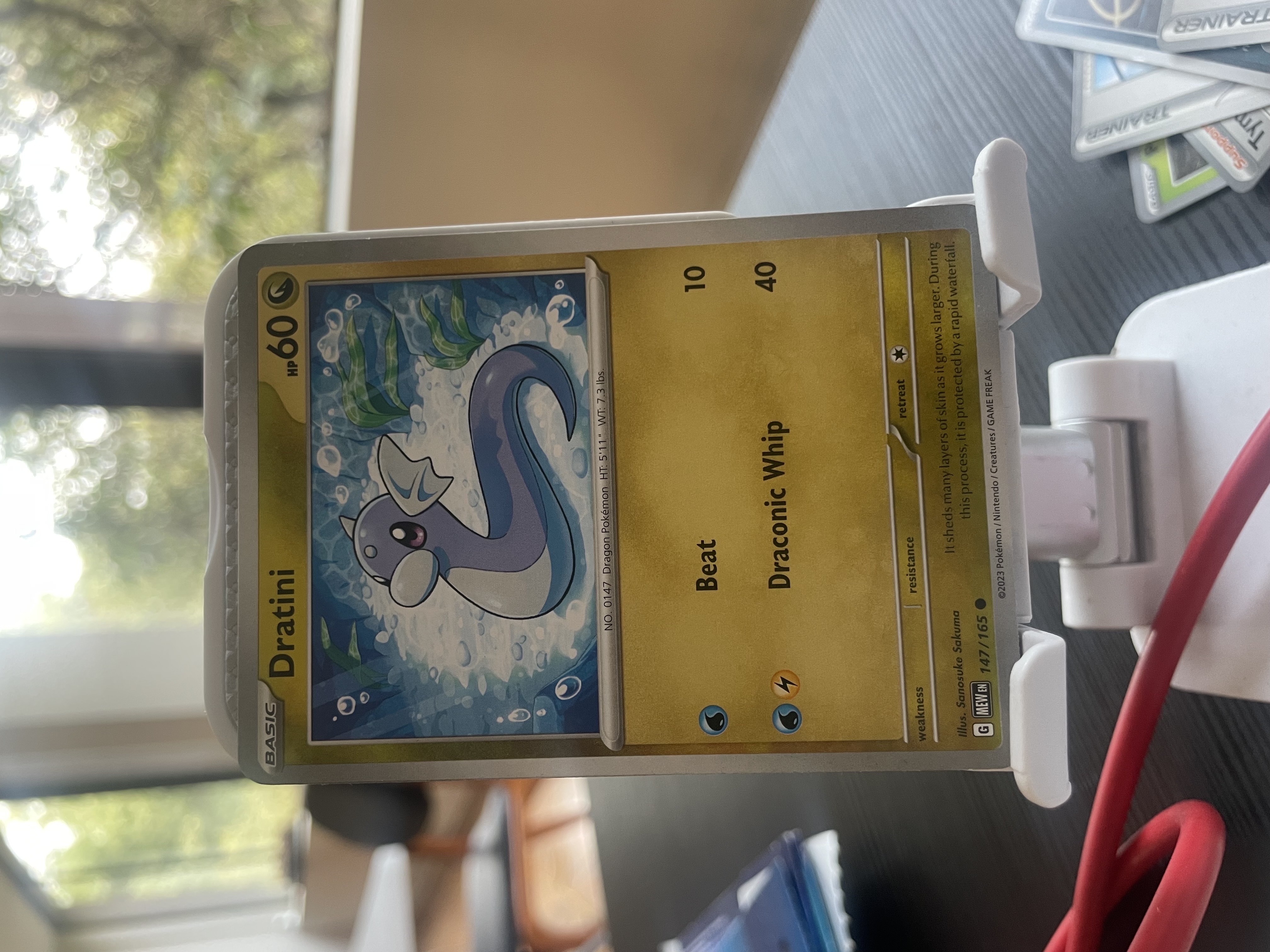 Dratini 147/165 Pokémon Card