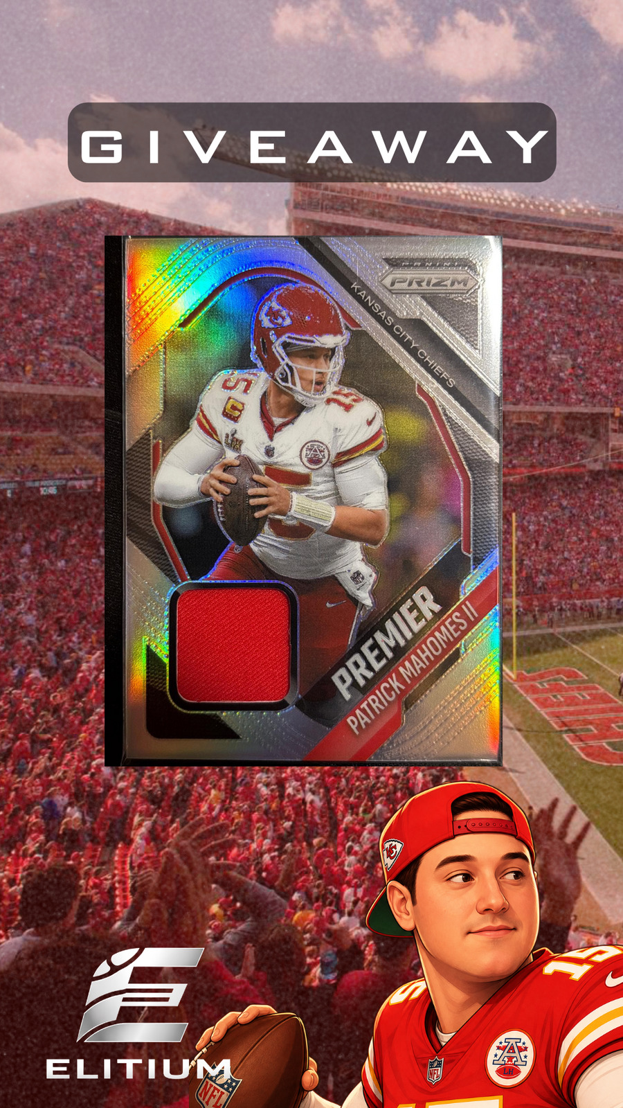 PANINI PRIZM MAHOMES PREMIER PATCH