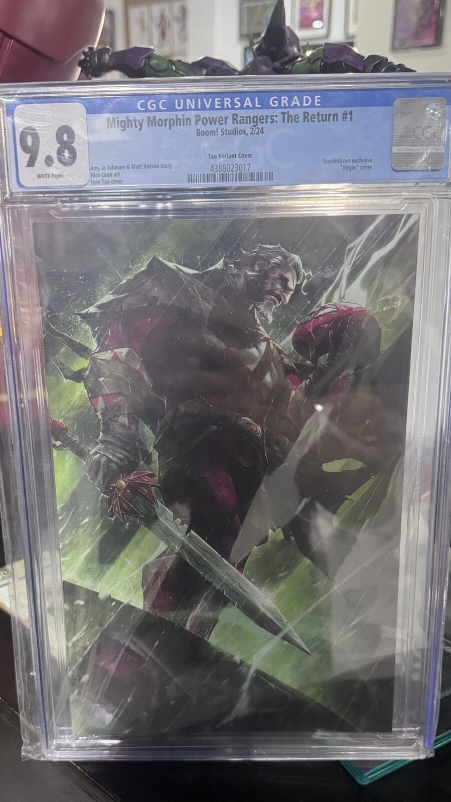 Cómic Power Rangers: The Return #1 CGC 9.8