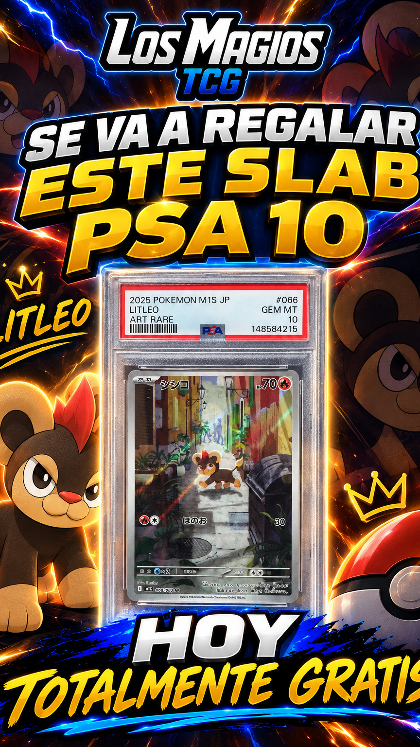 SLAP PSA 10 GRATIS🔥🔥