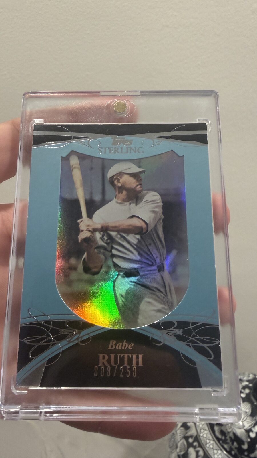 babe Ruth Topps sterling
/250