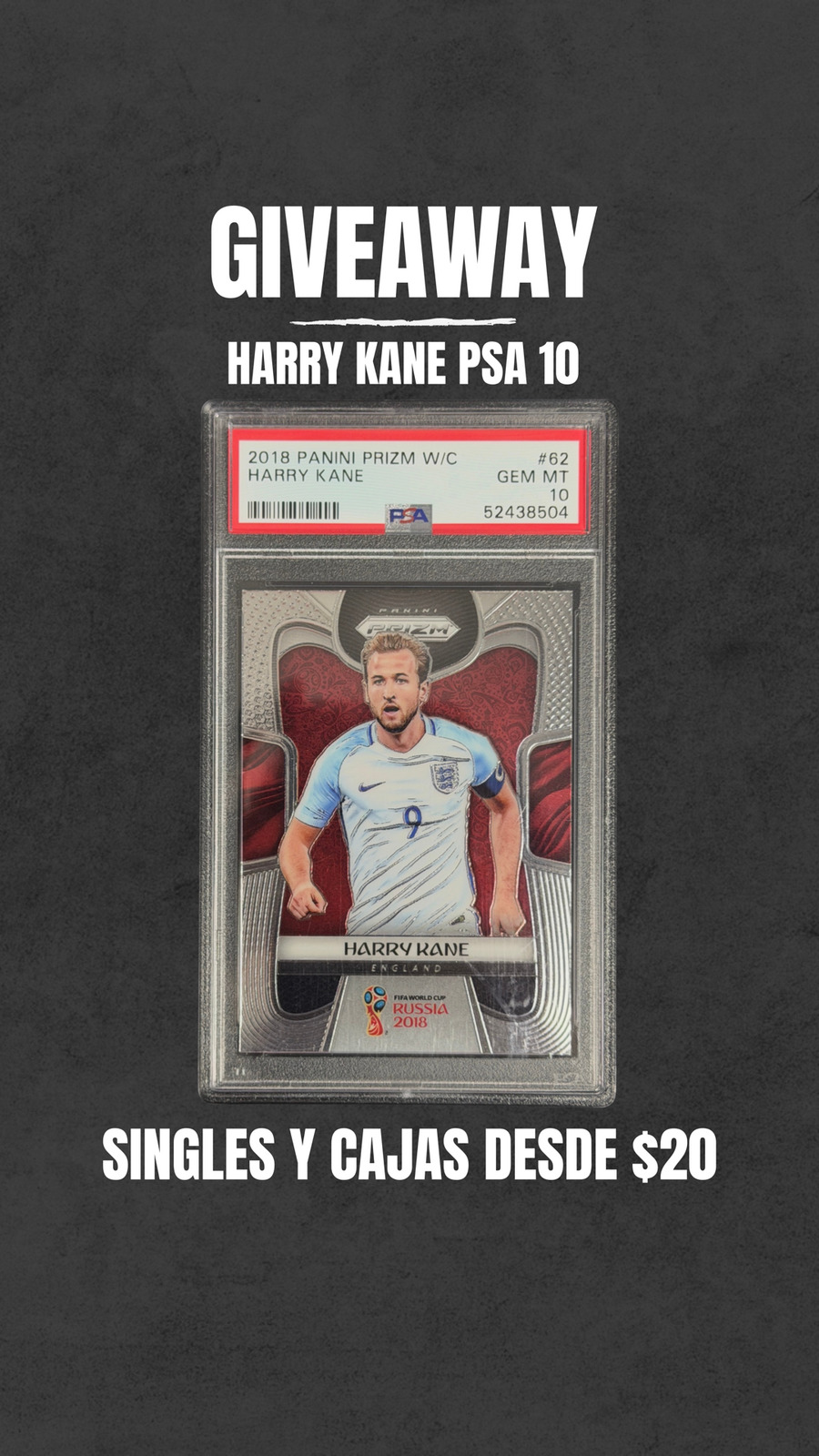 HARRY KANE PSA 10