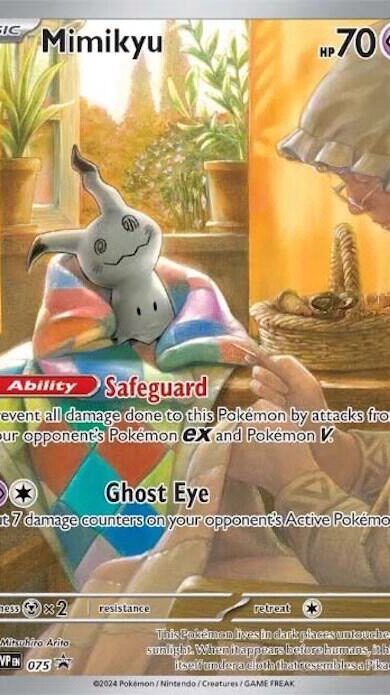 Carta Mimikyu Paldean Fates Promo