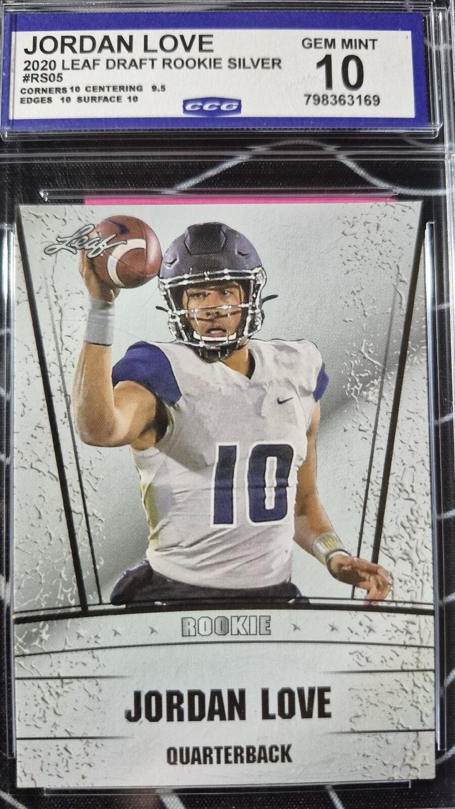 Jordan Love Rookie CCG GEM MINT 10