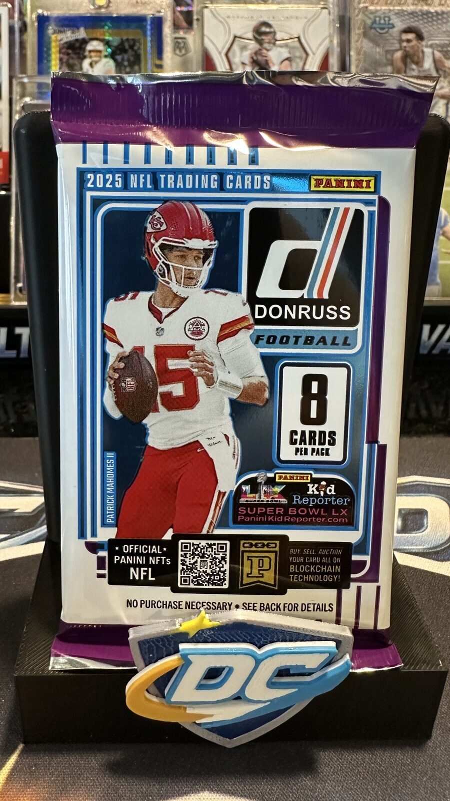 Sobre de tarjetas Panini Donruss NFL