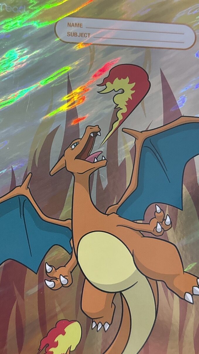 Libreta BACK TO SCHOOL 
Charizard 🔥🔥🔥